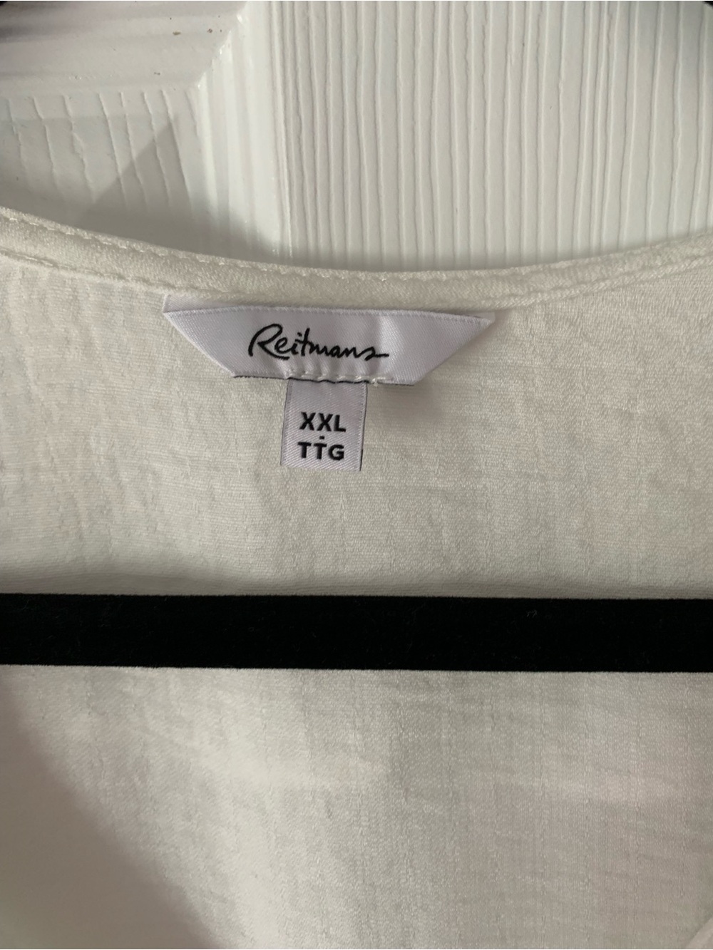Reitmans Ivory Ruffle Collar Sleeveless Camisole - Picture 4 of 5